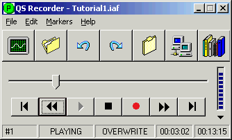 Quikscribe Recorder - Main Interface